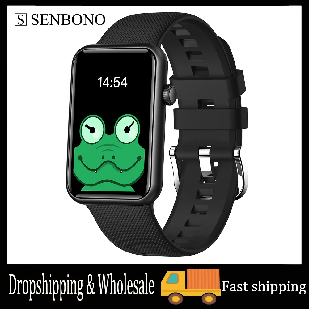 

Новинка 2022, женские умные часы SENBONO с циферблатом, звонки, спорт, здоровье, тело, обнаружение температуры, браслет, Смарт-часы для мужчин, для ...