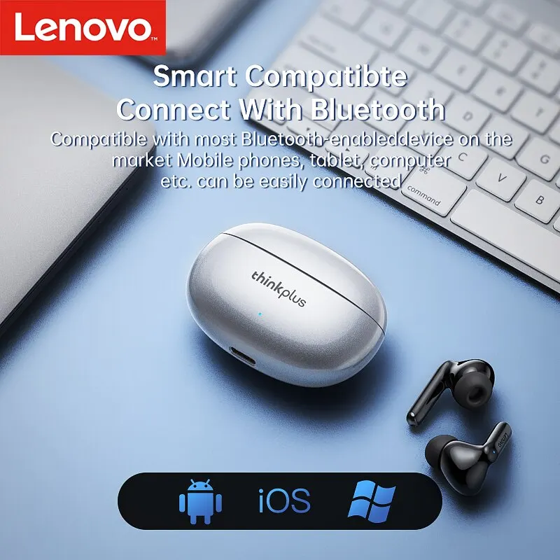XT88 Lenovo Thinkplus zestaw słuchawkowy Bluetooth do bezprzewodowych zestawów sportowych binauralnych TWS5.3 2 XT88 Lenovo Thinkplus zestaw słuchawkowy Bluetooth do bezprzewodowych zestawów sportowych binauralnych TWS5.3 2