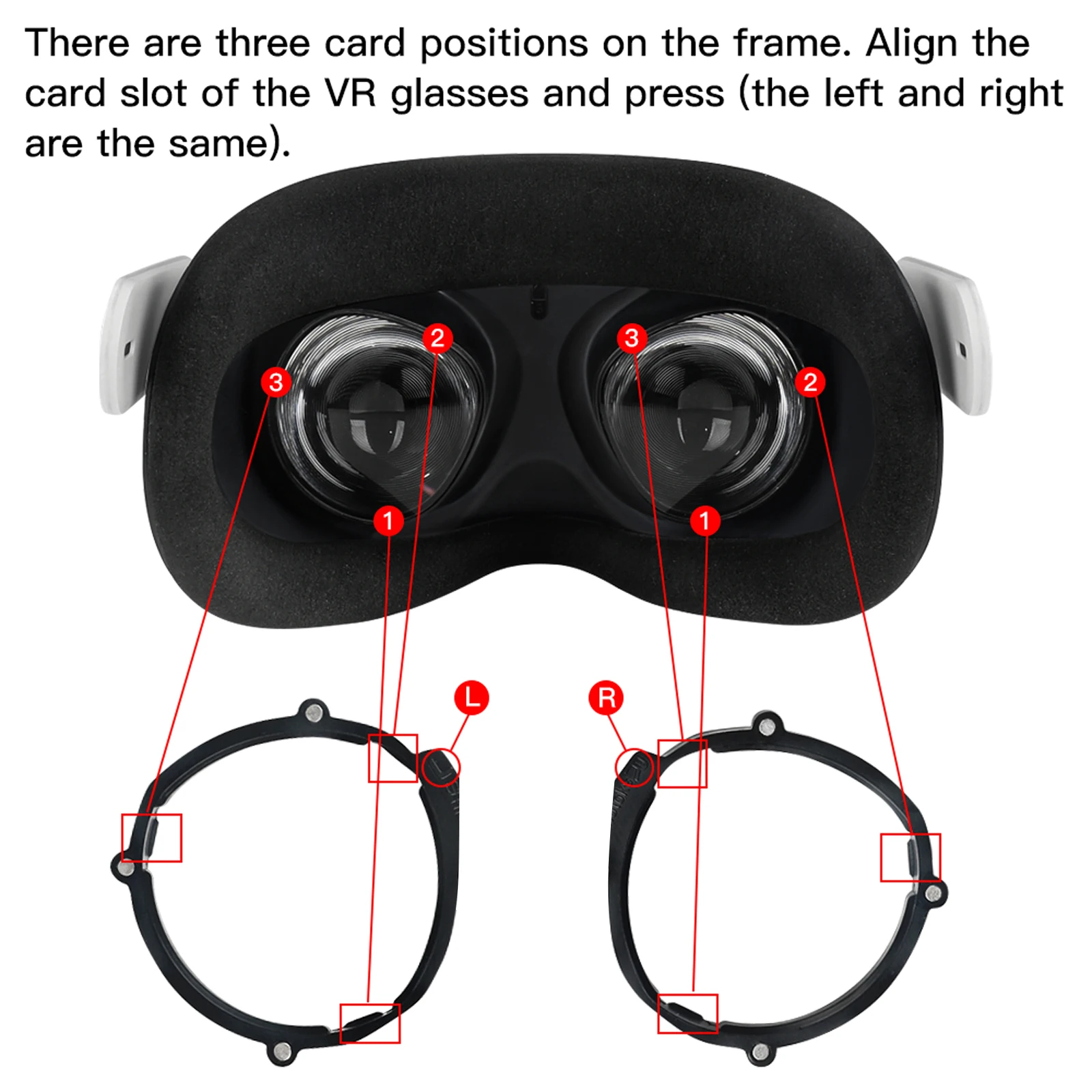 Магнитные Линзы для очков от близорукости Oculus Quest 2 синяя оправа быстрая замена