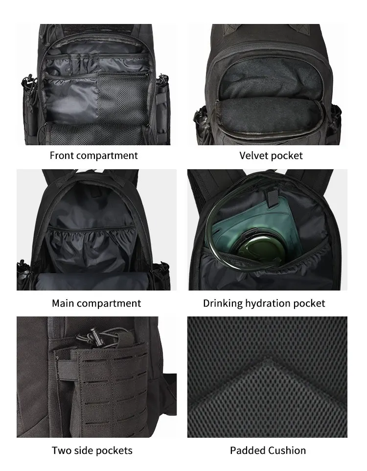 Водонепроницаемый дорожный рюкзак Yakeda 1000D 3 Molle уличная спортивная сумка мужской