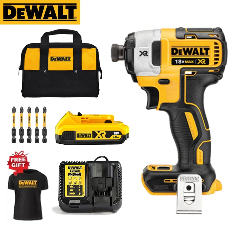 Dewalt беспроводная ударная отвертка DCF887 18 в электрическая дрель с литий-ионным