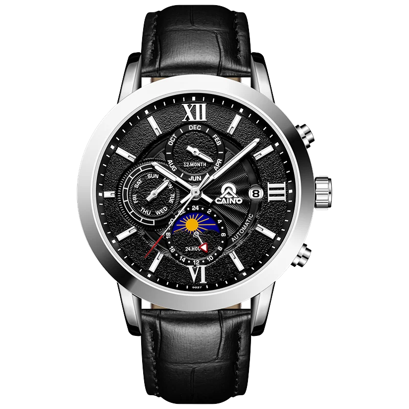 Часы наручные LIGE Мужские кварцевые с хронографом брендовые водонепроницаемые