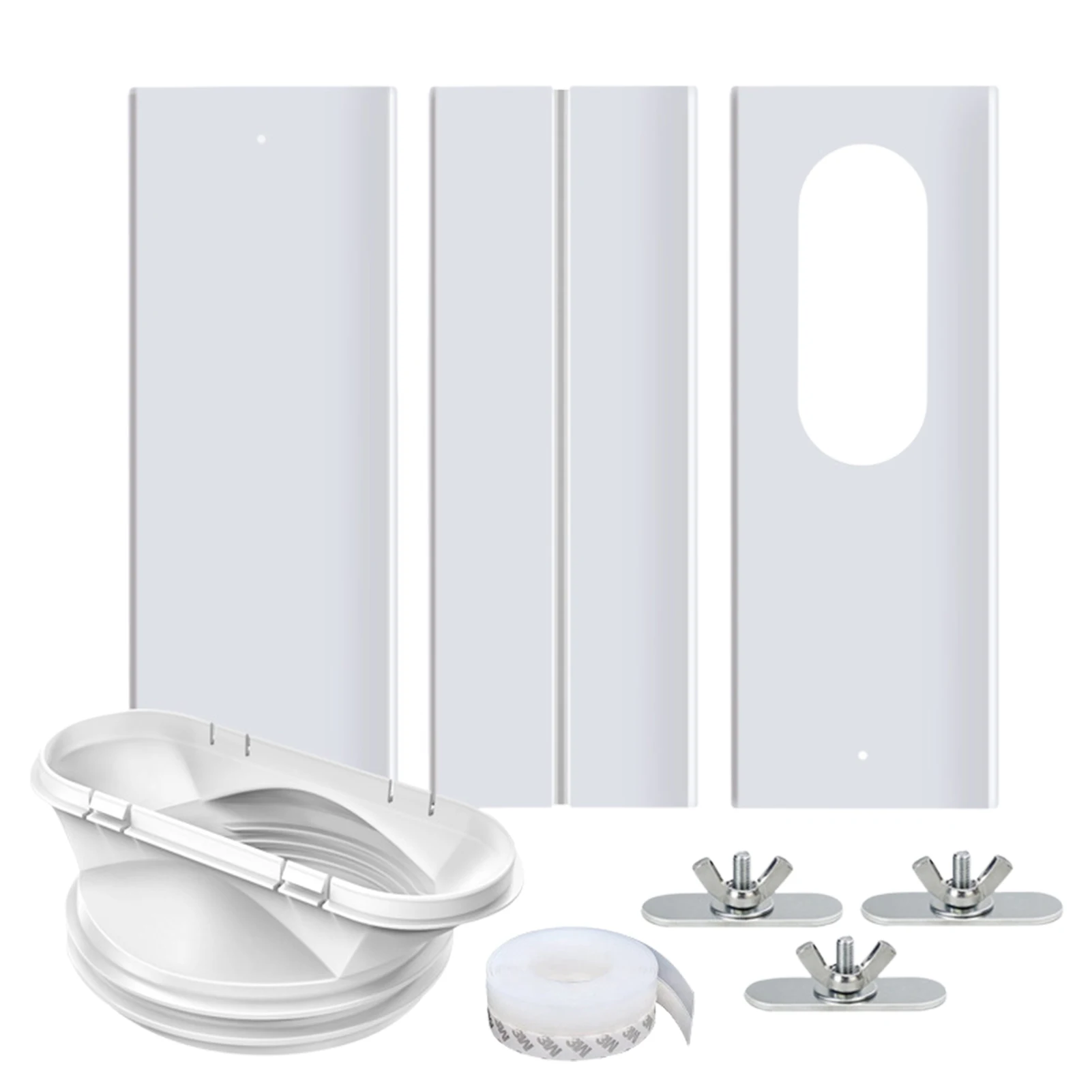 

Portable AC Window Kit Sliding Door Air Conditioner Kit Universal Portable AC Window Kit With 5.0 Or 5.9” Diameter Sliding