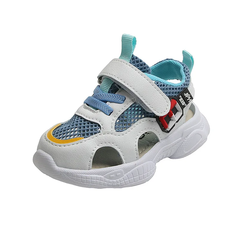 

Summer Children Mesh Sandals Breathable Cool Boys Sports Shoes Girls Running Sneakers Baby Soft Hollow Shoes