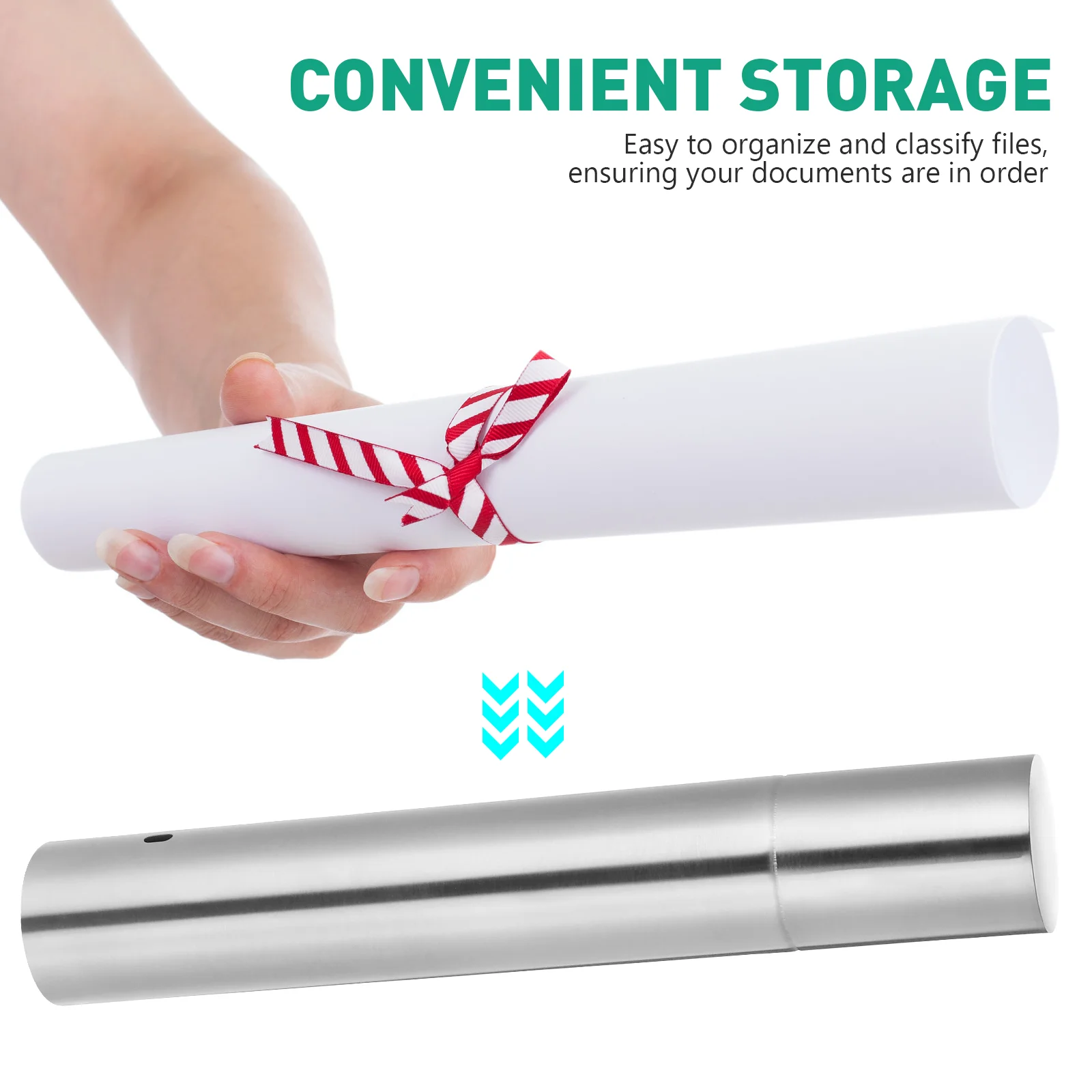 Цилиндрическая коробка для хранения файлов трубка мужчин свадебный декор