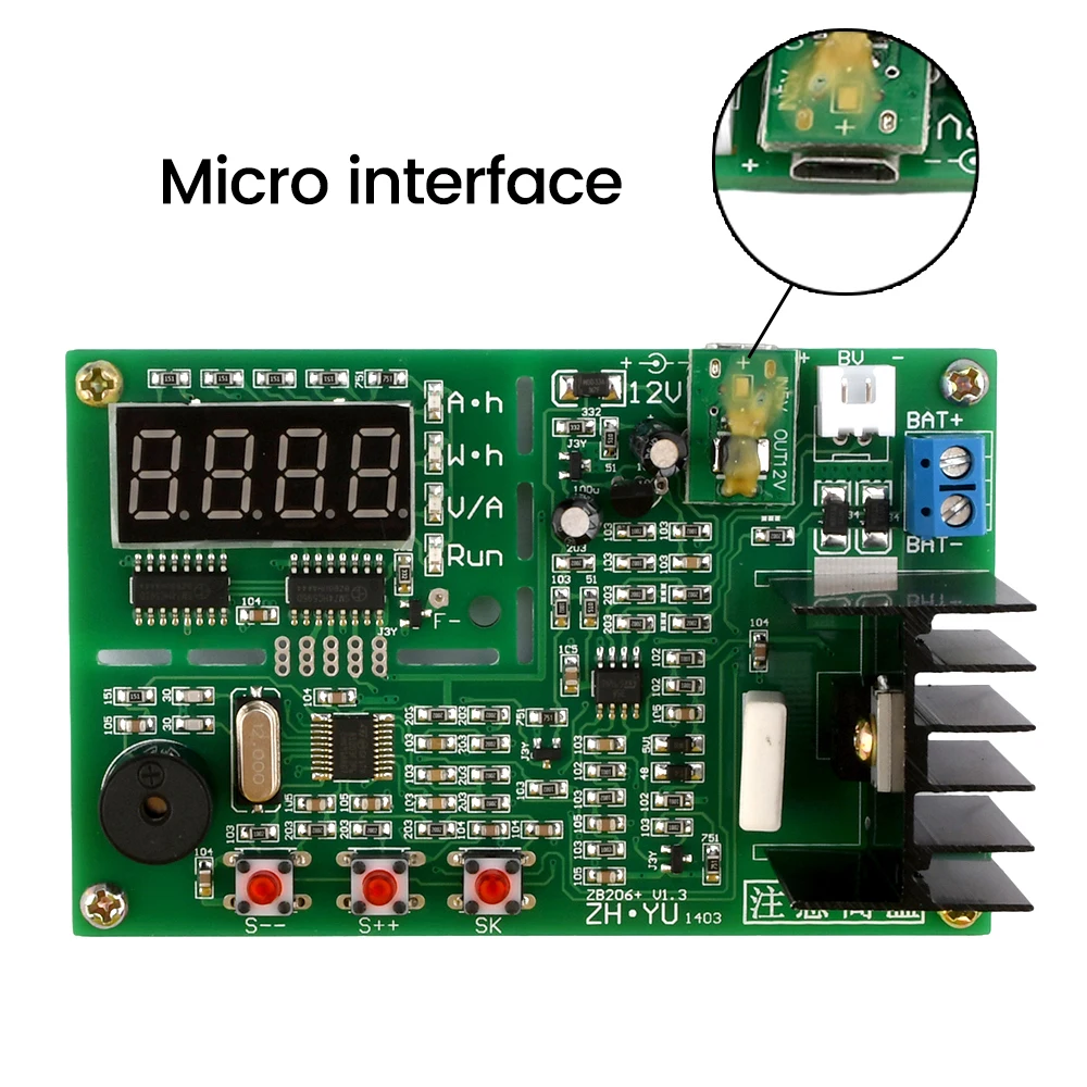

Aideepen ZB206+V1.3 тестер литиевых батарей 18650