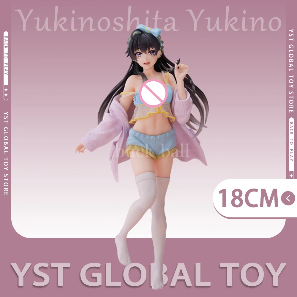 

18cm My Teen Romantic Comedy Anime Figure Yukinoshita Yukino With Home Clothes PVC Statue Model Doll Collectible Toys Hobbies