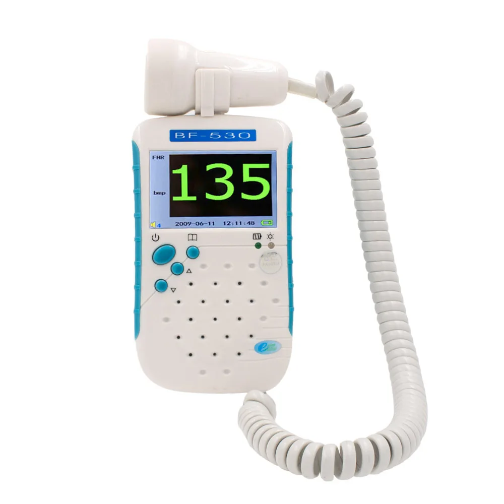 

BF-530 Large LCD Display Professional Handheld Heartbeat Baby Monitor Fetal Doppler
