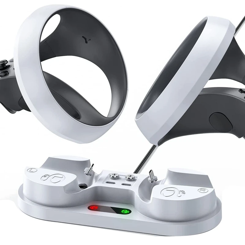 

VR Charging Station Handle Charger Station For PS VR2 Sense Controller Charging Stand VR Game Controller Charging Dock