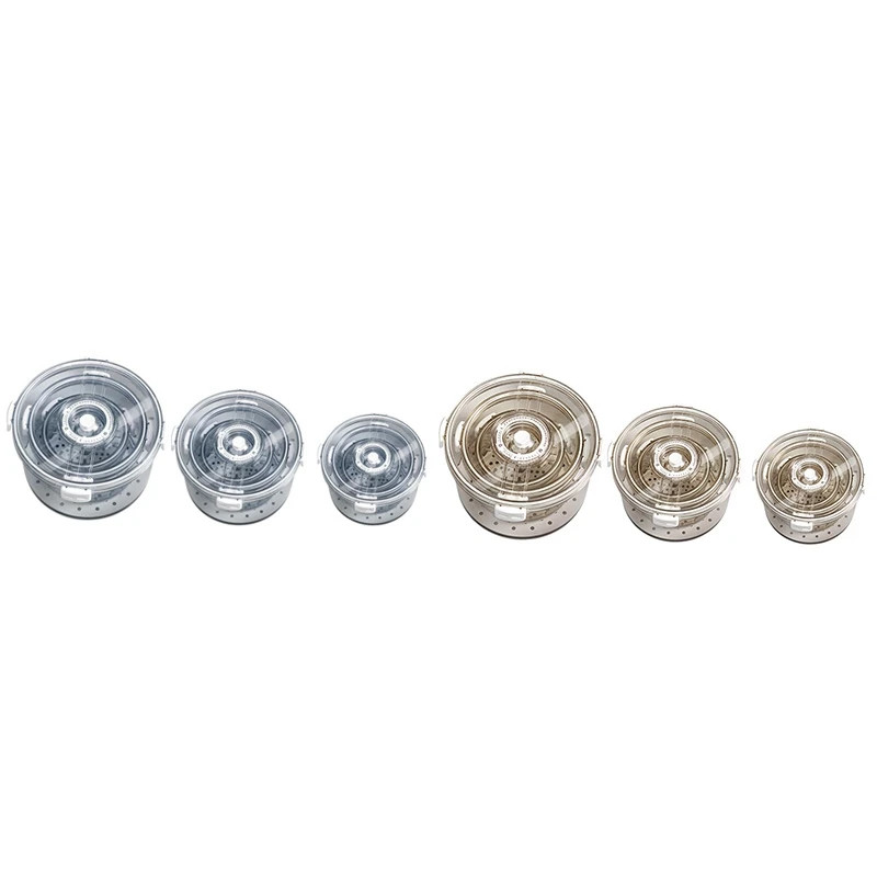

3 Pcs Fruit Storage Containers For Fridge, Fresh Vegetable Saver Sealed Box Containers With Drain Plate