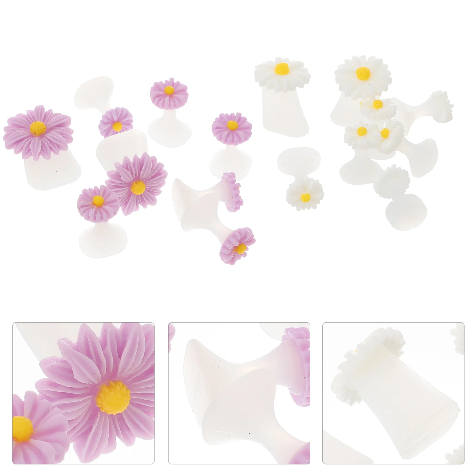 

Toe Separators Nail Spacers Separator Pedicure Finger Silicone Dividersdivider Flower Splitter Polish Correctorspreader