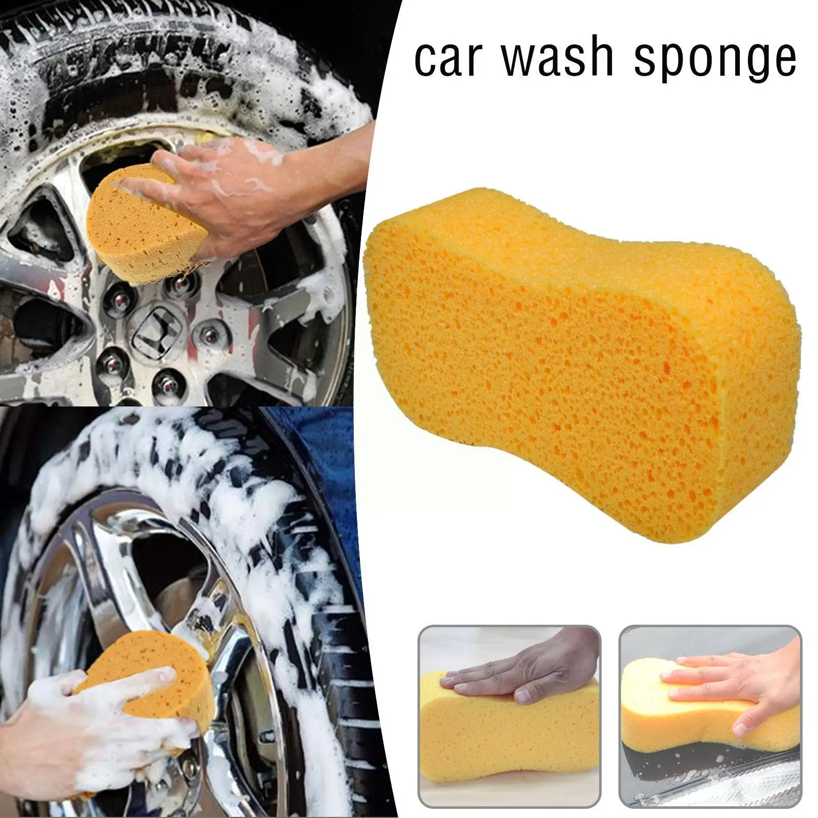 

Cleaning Tool 23cm Length Car Washing Sponge Multipurpose Paint Accessories Interior Mop Vacuum Compressed Auto Washer Care E5C9