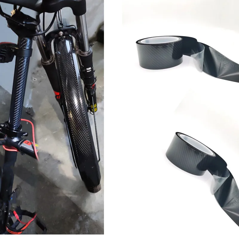 

Bicycle Sticker Wear-resistant Bike Frame Protection Tape 5D Carbon Fiber Cycling Protector Anti-scratch Bicycle Protective Film