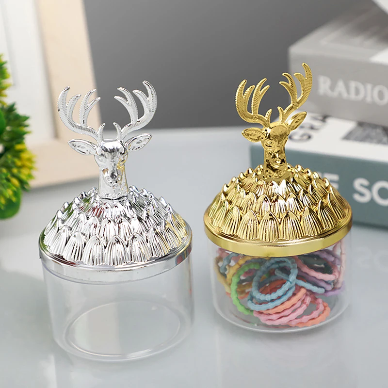 Elk Shape Small Round Box Party Favor Chocolate Boxes Birthday Wedding Prom Baby Shower Sugar Box