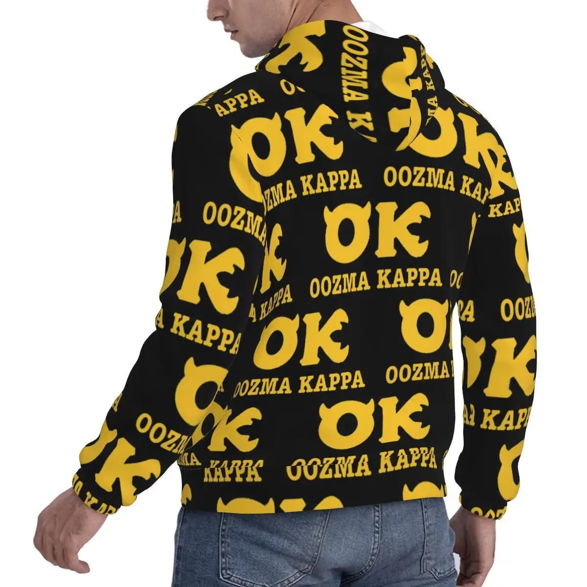 Фото Толстовки Squishy Oozma Kappa OK, пуловеры в стиле Харадзюку, осенне-зимние мужские и женские толстовки с длинными рукавами, топы №4