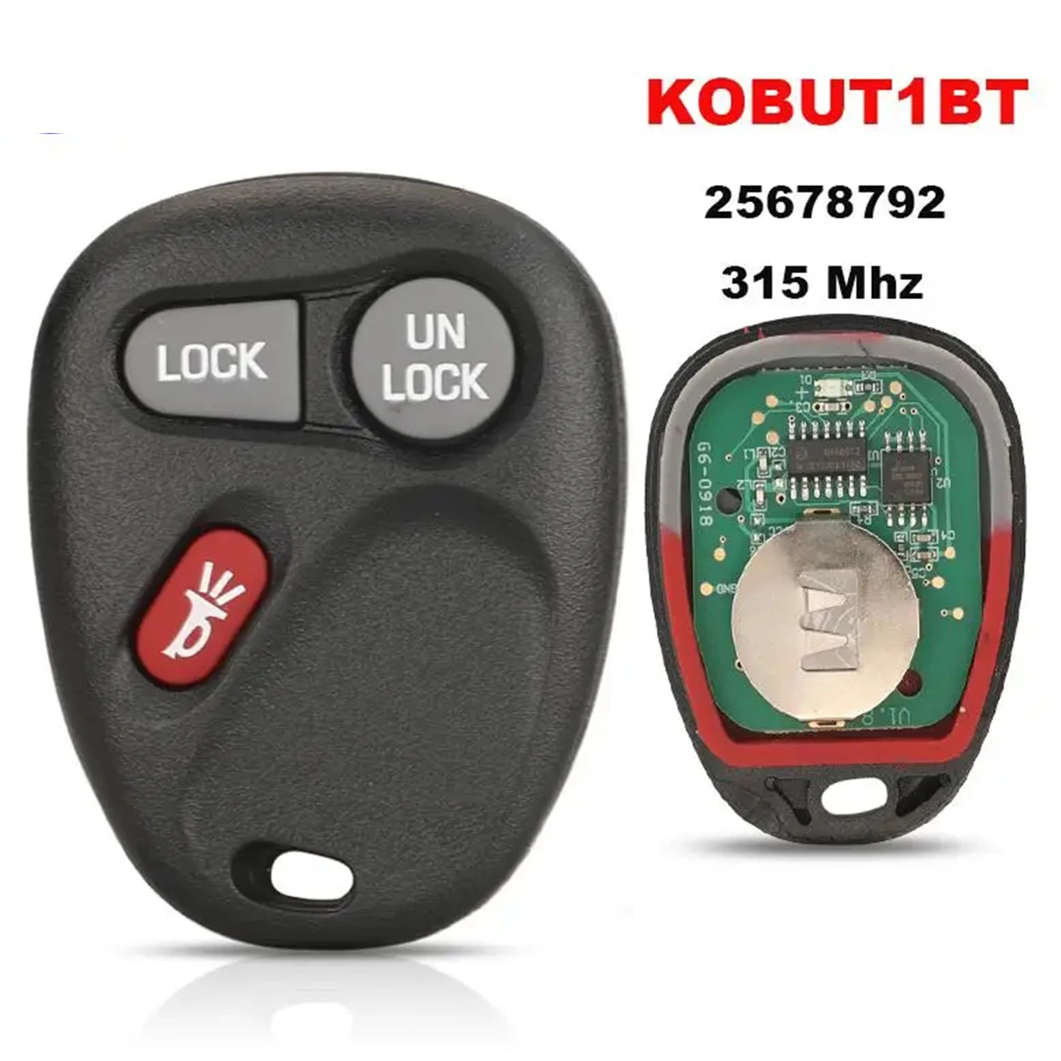 Jingyuqin дистанционный Автомобильный ключ 315 МГц для Buick/Chevrolet/GMC Jimmy Safari Sierra Sonoma Yukon