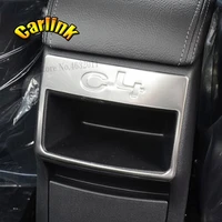high quality for citroen c4 2016 accessories stainless steel car rear storage box air outlet panel cover trim car styling 1pcs
