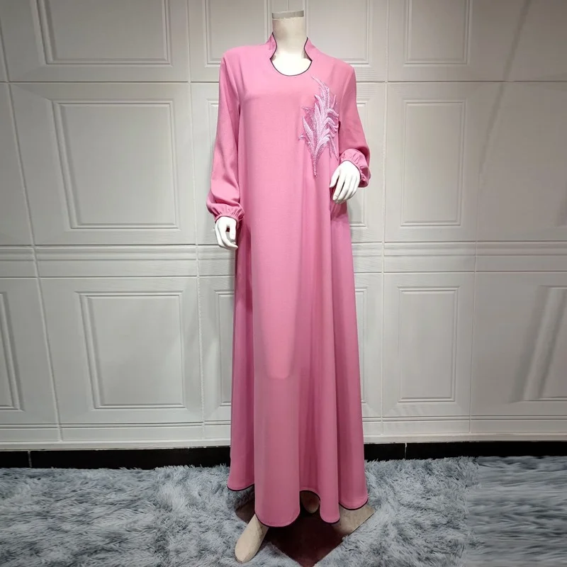 Robe Musulmane Longue Abaya Dubai Turkey Muslim Long Sleeve Dress 2022 Ramadan Evening Gowns Islamic Clothing Kimono Femme