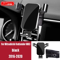 car mobile phone holder for mitsubishi outlander mk3 eclipse cross asx pajero 2016 2020 air vent stand auto navigation bracket