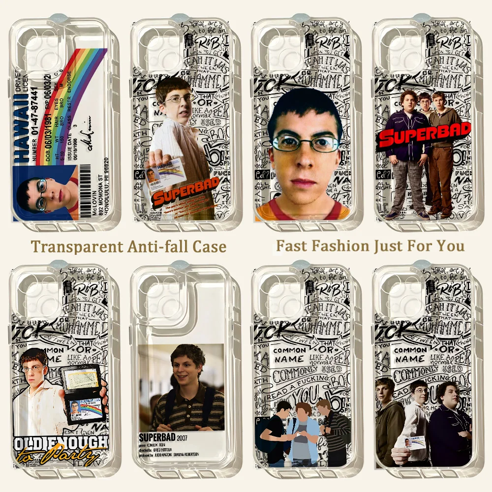 Фото Чехол для телефона Mclovin Movie SuperbadS для Xiaomi Redmi Note K60 15C 15 14 13 12 12C 11 10 13C 10X A7 A5 K50 Pro Plus Ultra 4G 5G №1