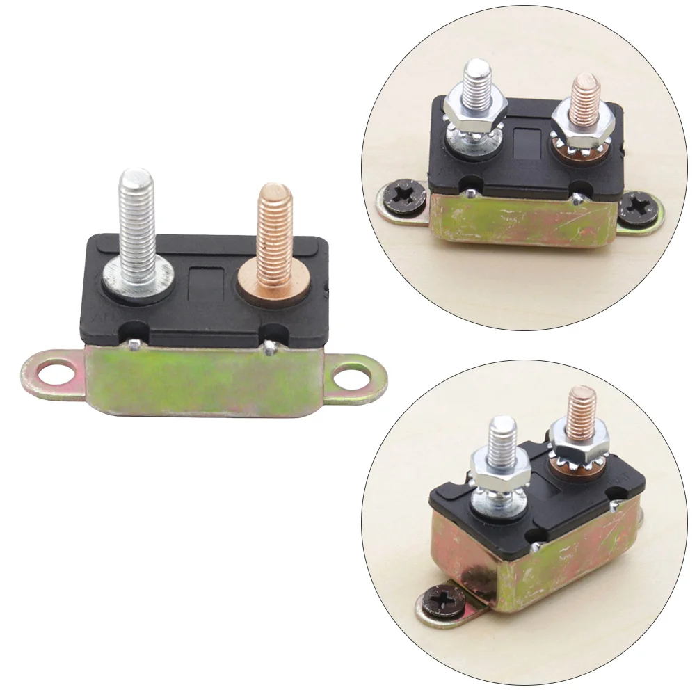 

Reset Circuit Breaker Vehicle Dc Double Head 30A 12V Ship Aluminum Alloy Automatic