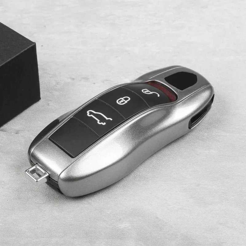 

Подходит для Porsche Taycan Key Shell 911 Paramela Macan Cayenne 718 GT Silver Сменный корпус
