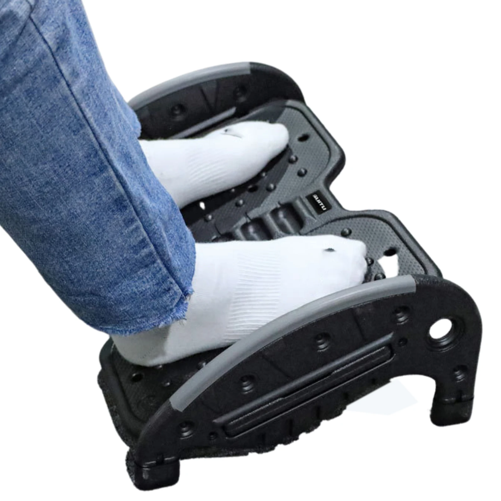 

Foot Rest Under Desk | Adjustable Desk Footrest | Ergonomic Office Footrests with Massage Beads for Home Office Use (Black)