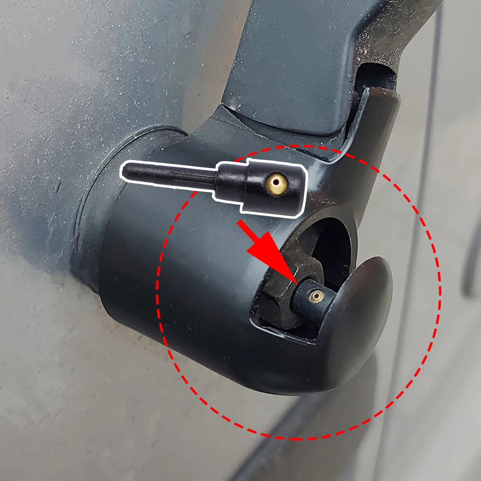 Автомойка заднего лобового стекла брикет для сиденья Alhambra 7M 2001 2002-2010 Altea 2004-2016 Arosa