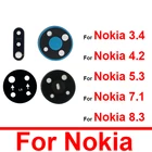 Стекло объектива задней камеры с клейкой палочкой для Nokia 5,3 6,2 7,2 TA-1198 TA-1200 TA-1181 TA-1196 Стекло объектива основной задней камеры