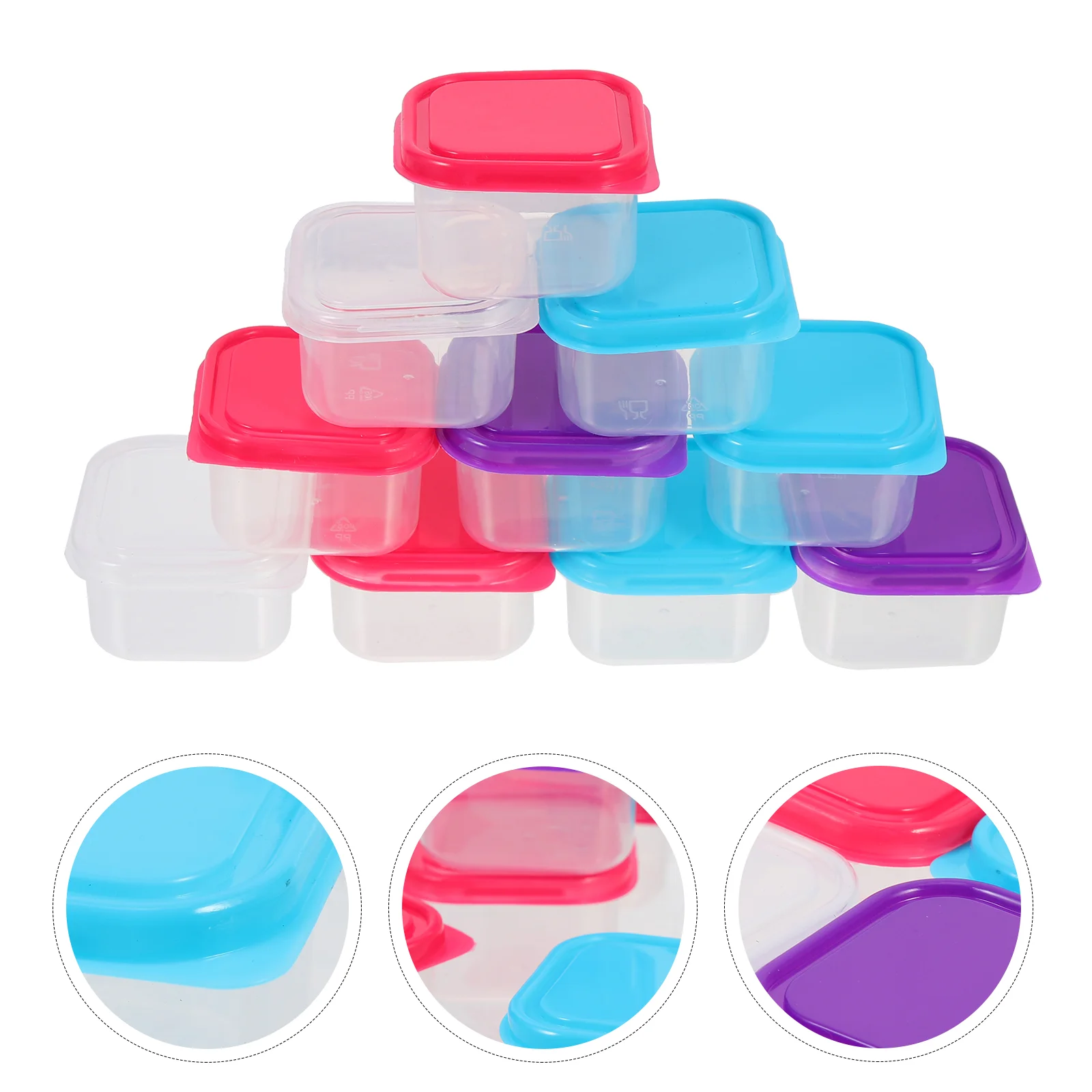 

Containersstorage Box Containerlunchfridge Kids Freezer Lids Miniboxes Kitchen Salad Keeper Babycup Sealed Lid Condiment