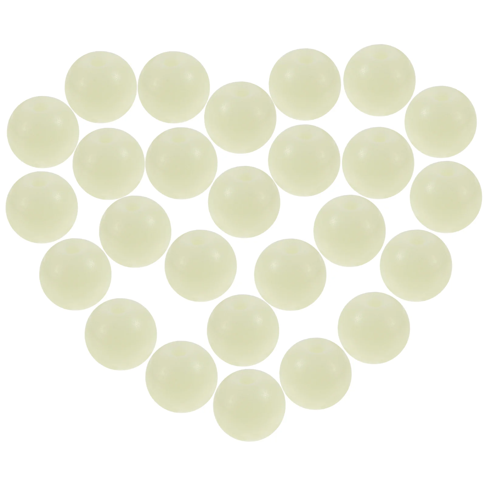 

100 Pcs Glow The Dark Beads Bracelets Decor Glass Vases Jewelry Making Necklace