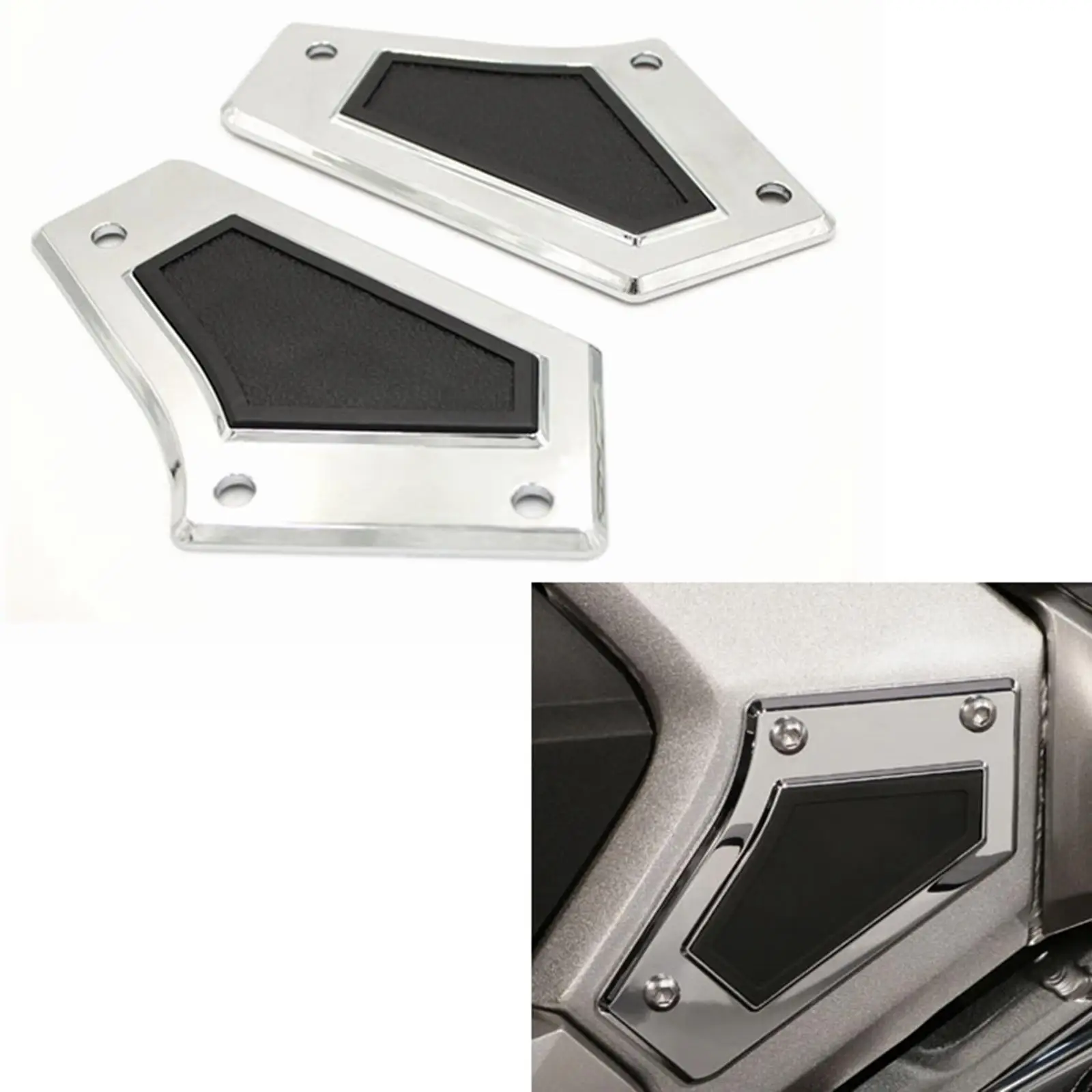 

Набор из 2 чехлов для мотоциклов, легкая замена серебряных аксессуаров для мотоцикла