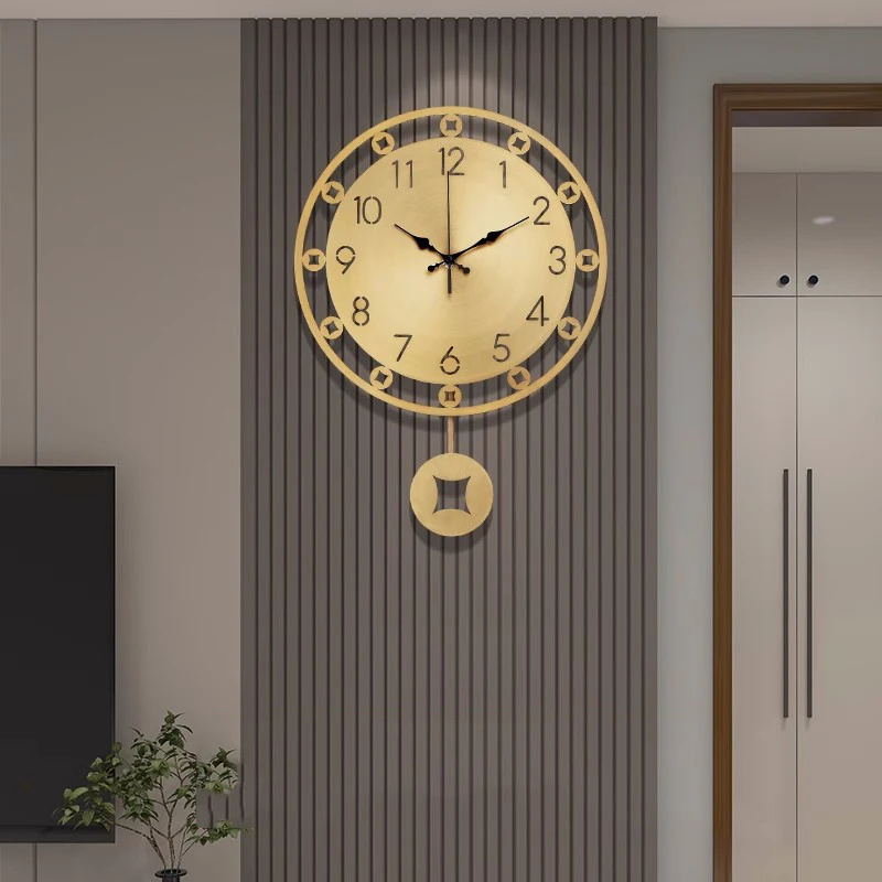 

Настенные часы в скандинавском стиле, современные тихие стильные настенные часы для гостиной, роскошный минималистичный Декор для спальни ...