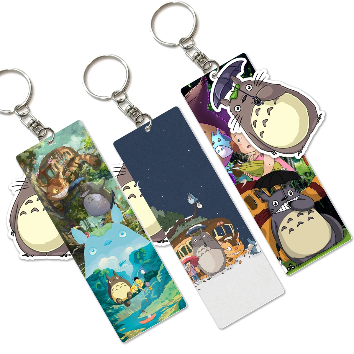 

YQ1527 Cute Acrylic Keychain Keyring Pendants Wallet Backpacks Schoolbag Accessories Cartoon Cats Key Chains For Friends Gift