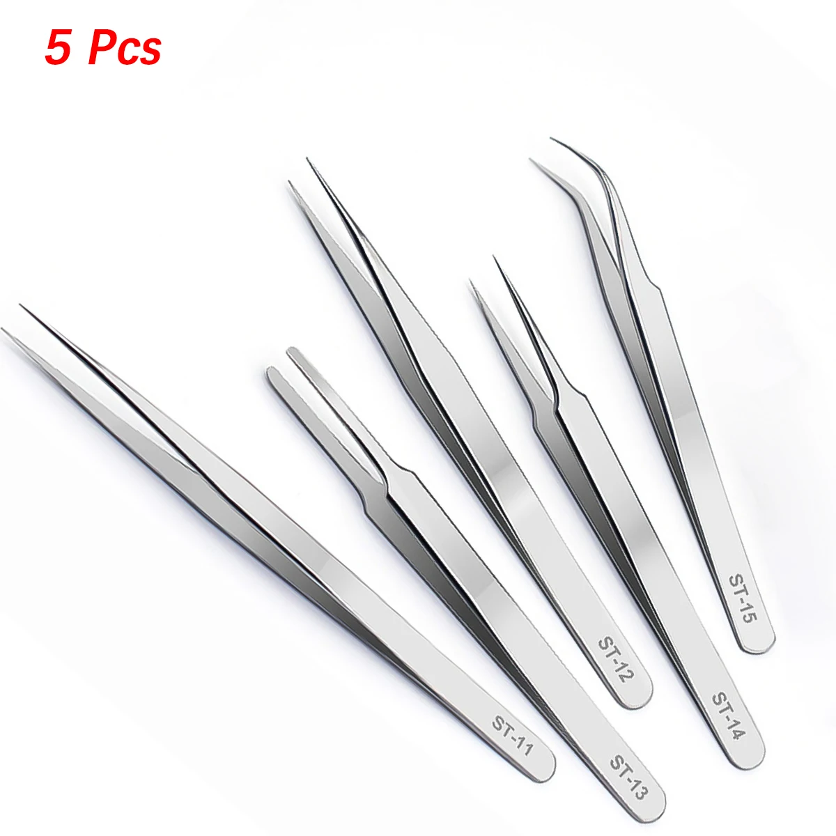 

CAOWTAN Антистатические Пинцеты из Нержавеющей Стали для Установки Стрелок Часов