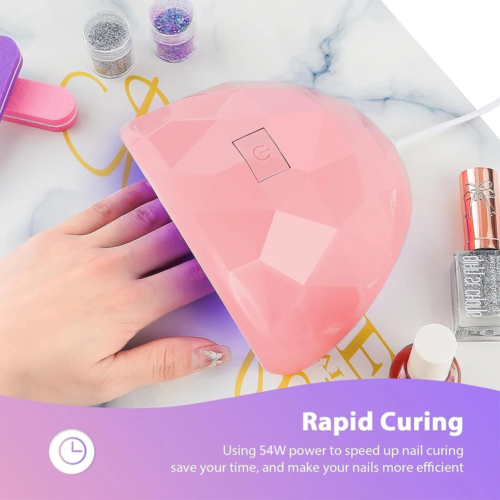 Лампа для ногтей сушилка УФ-светодиодная лампа отверждения гель-лака машина