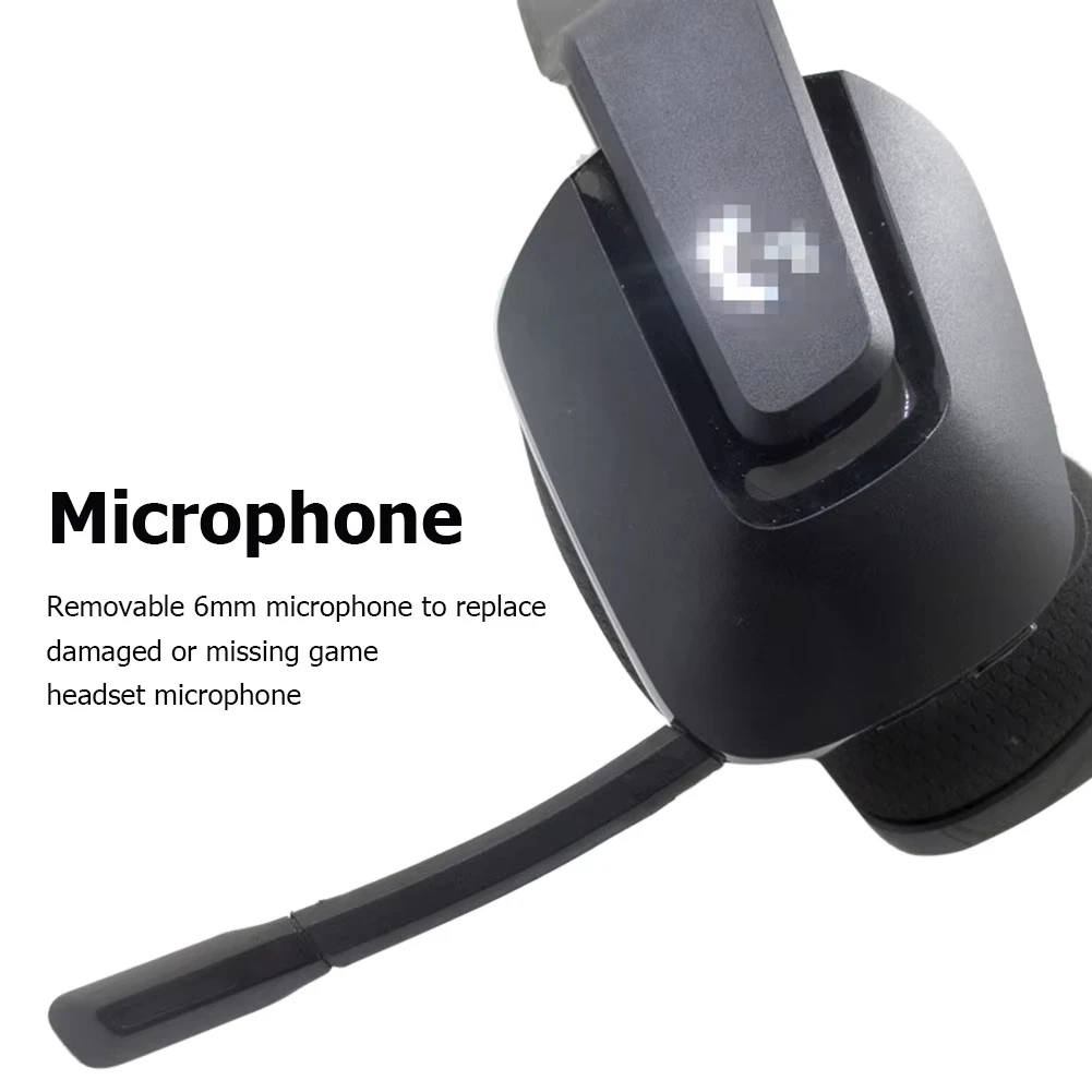 Suitable for Logitech G733 Light Speed Wireless Earphone Microphone ABS Metal Material Original Sound Input Transmission