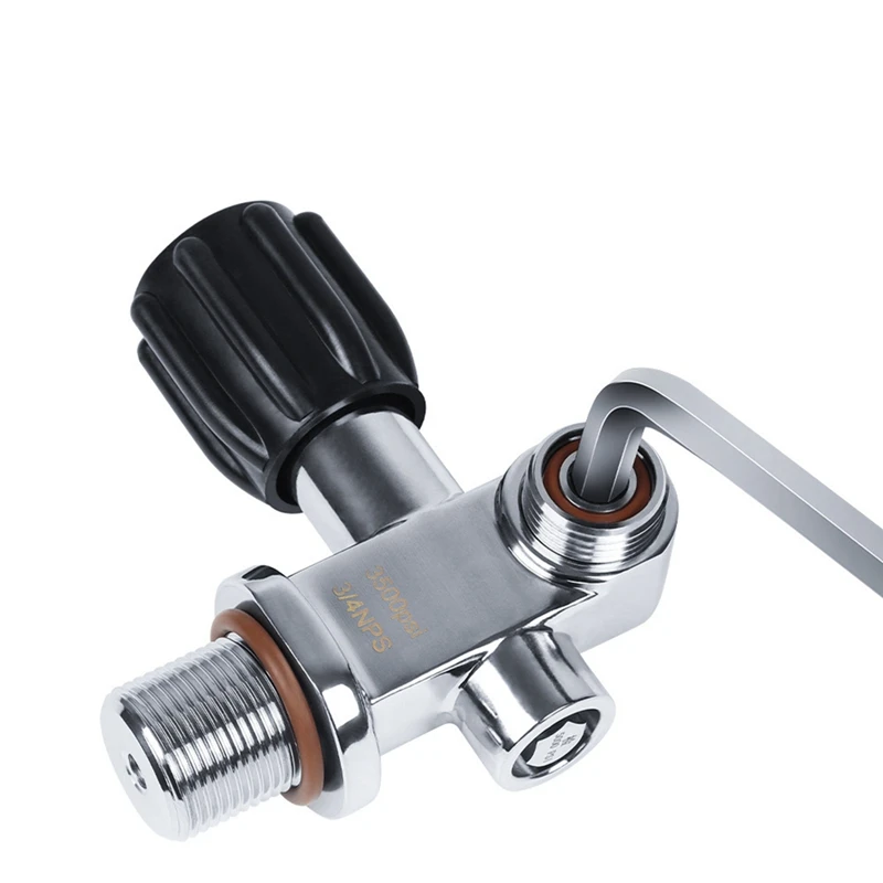 BEAU-5000Psi 3/4-14NPS G3/4 Клапан резервуара для подводного плавания высокого давления