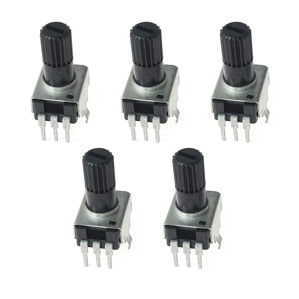 

Потенциометры RV09 20 мм 100K 10K 1K 1M 200K 20K 2K 500K 50K 5K, 20 шт.