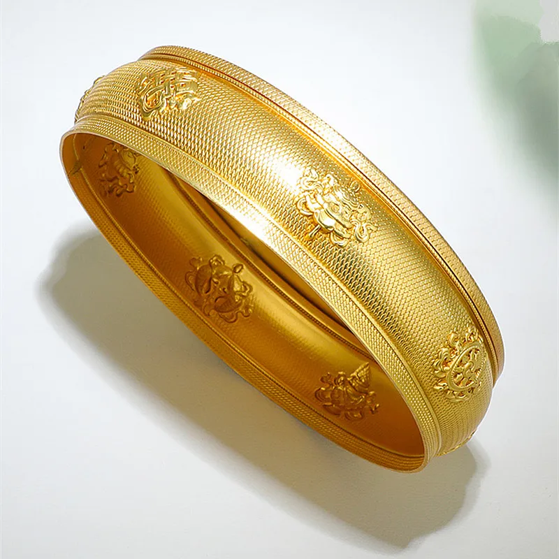 10 см Восемь символов благоприятности бусины манзы с золотым покрытием