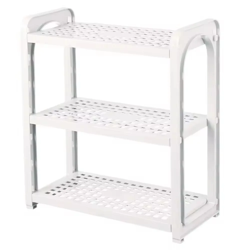 

Тройной Пластиковый Органайзер Для Хранения С Запирающимися Ящиками, Экологичное Настольное Хранилище Для Кухни, Ванной, Офиса