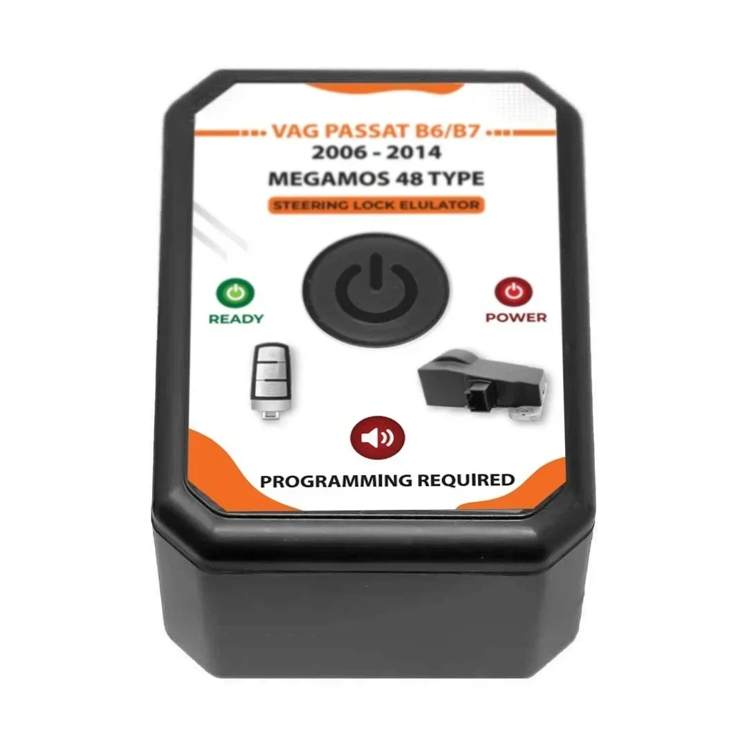 Эмулятор блокировки руля для VAG MEGAMOS 48, тип 2006-2014, симулятор для VW Passat B6  B7 с имитацией звука блокировки, эмулятор EIS ESL ELV. (art.: 3920dcfec78c4) - 3920dcfec78c4