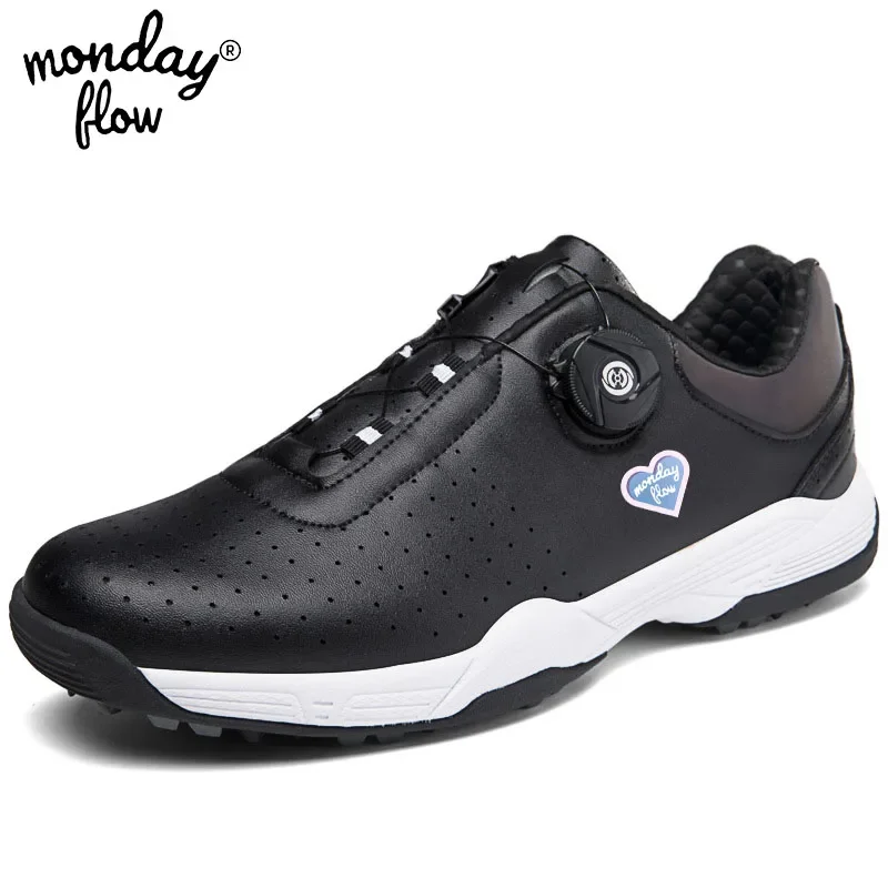 Monday Flow Водонепроницаемые туфли для гольфа Мужские качественные кроссовки
