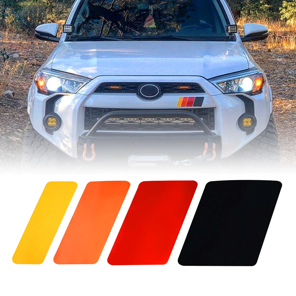 Фото Наклейка-деколь с четырехволновой полосой для автомобилей Toyota Tacoma, Tundra, 4Runner, RAV4, Hilux, Highlander, Sequoia, Land Cruiser №1
