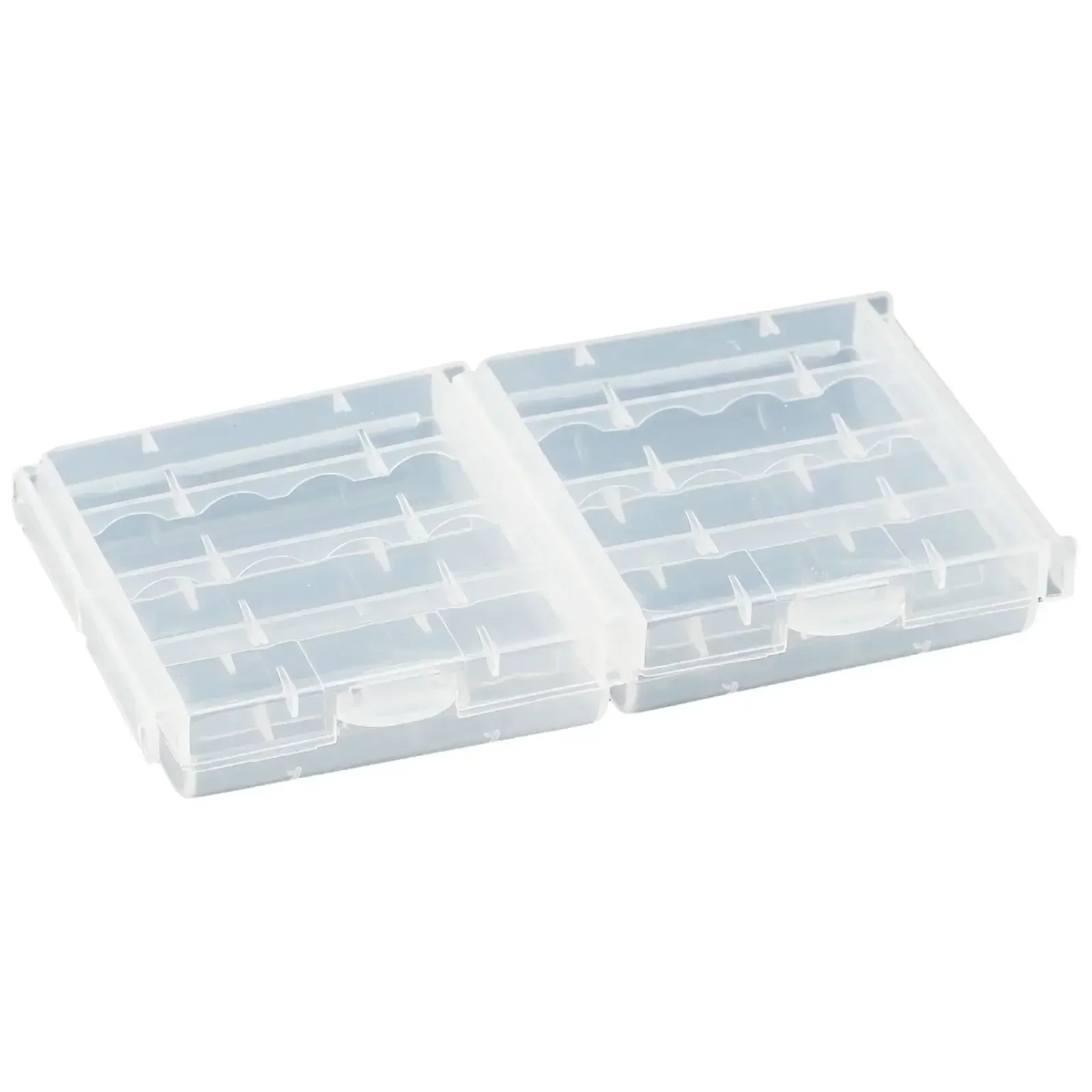 Защитите свои батареи от повреждений и коротких цепей. Белый пластиковый ящик