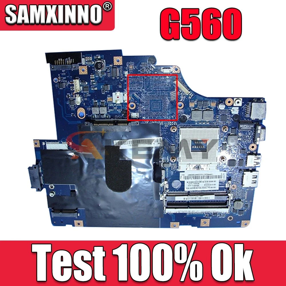 

Материнская плата Akemy для ноутбука Lenovo G560, материнская плата NIWE2 LA-5752P, материнская плата HM55 UMA DDR3 с бесплатным ЦПУ