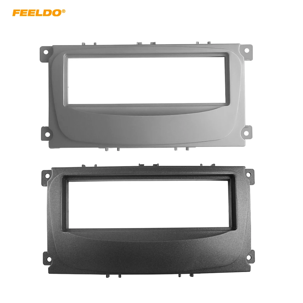 Автомагнитола FEELDO комплект 1DIN рамок Fascia Для Ford Mondeo C-Max Kuga Focus DVD-плеер панель