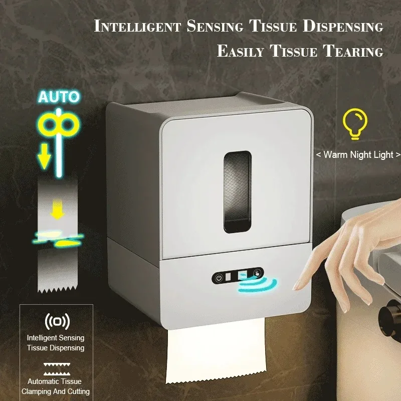 Автоматический диспенсер для бумаги электрическая настенная рулонная коробка