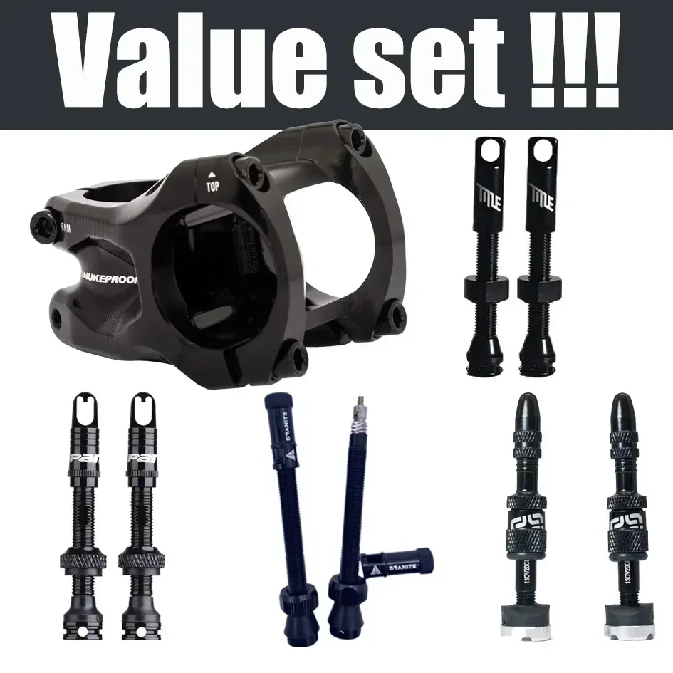 Велосипедный вынос NUKEPROOF HORIZON + комплект бескамерных клапанов отличное значение и