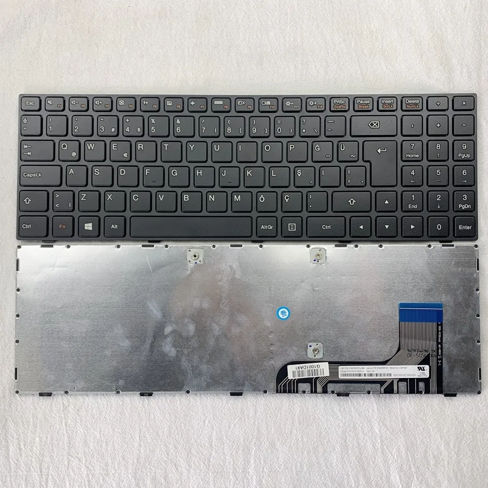 

Turkish Laptop Keyboard For Lenovo Ideapad 100-15 100-15IBY 100-15IB B50-10 MODEL LCM15B7 TR Layout